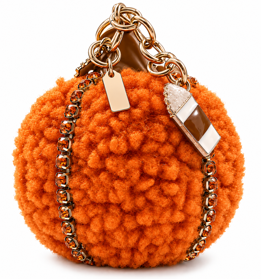 Hermoso holder llavero de calabaza