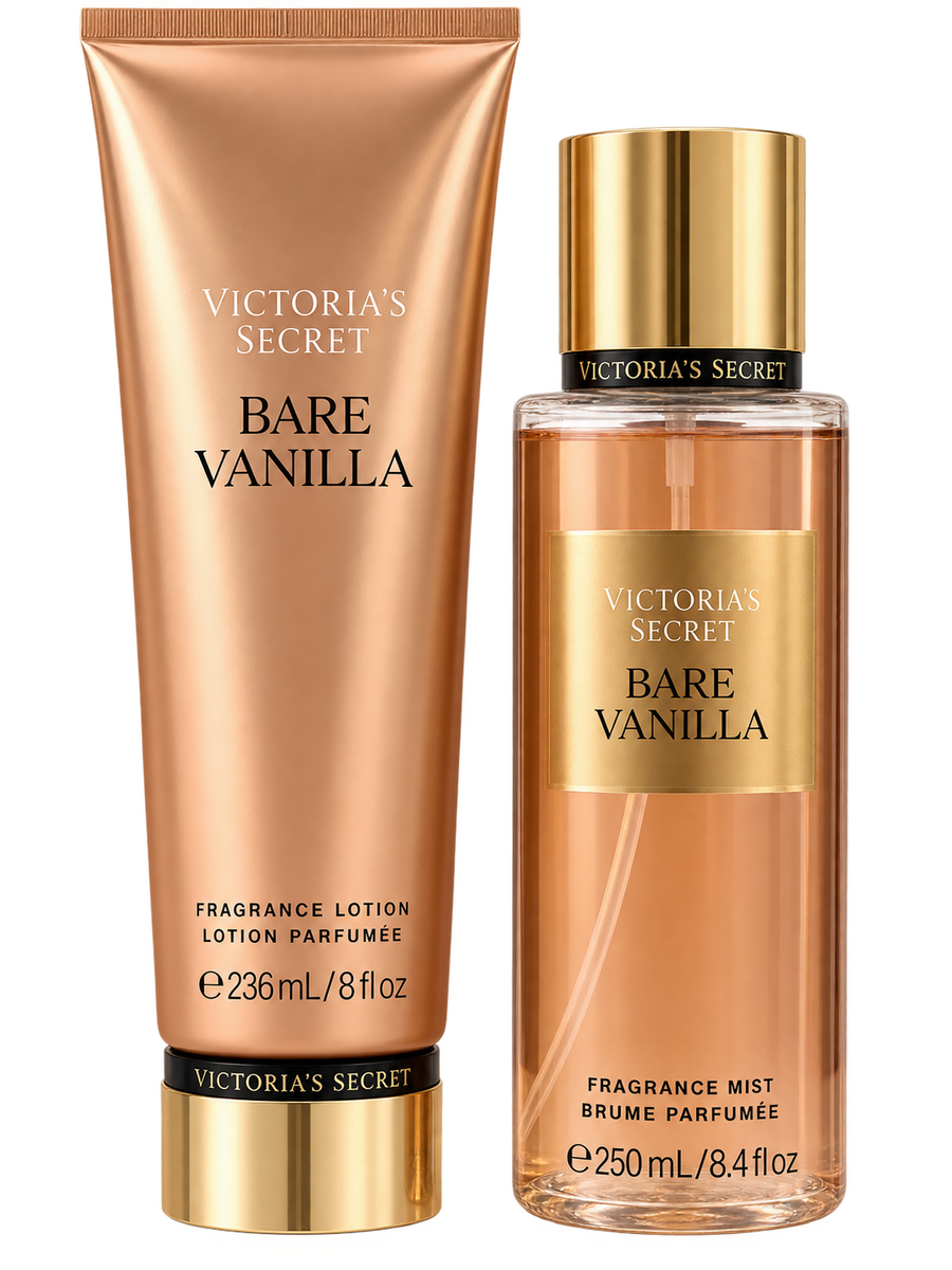 kit para baño bare vanilla