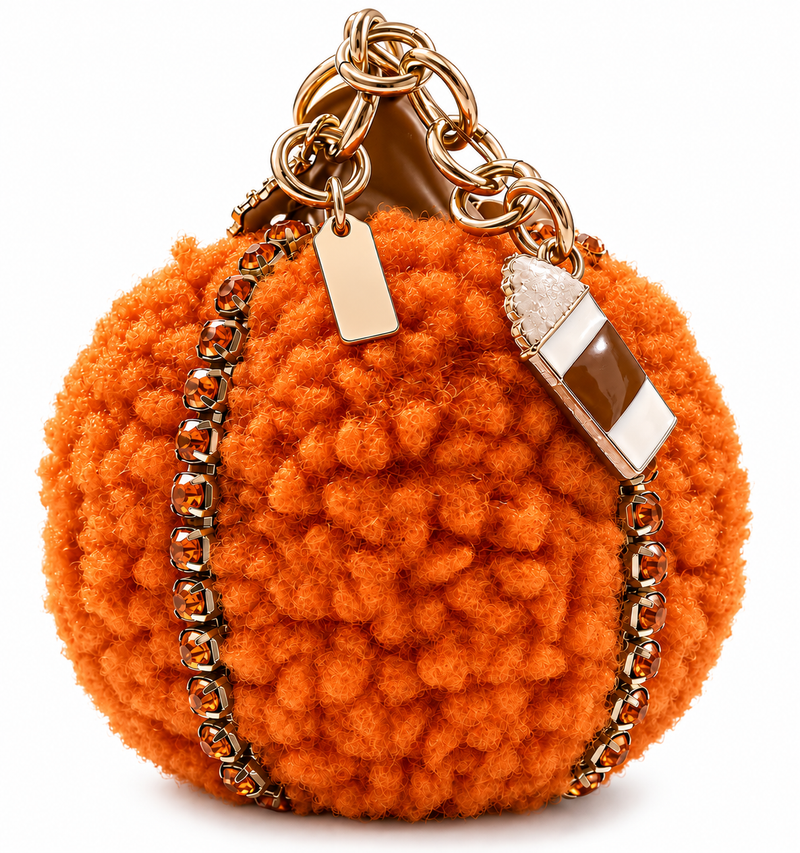 Hermoso holder llavero de calabaza