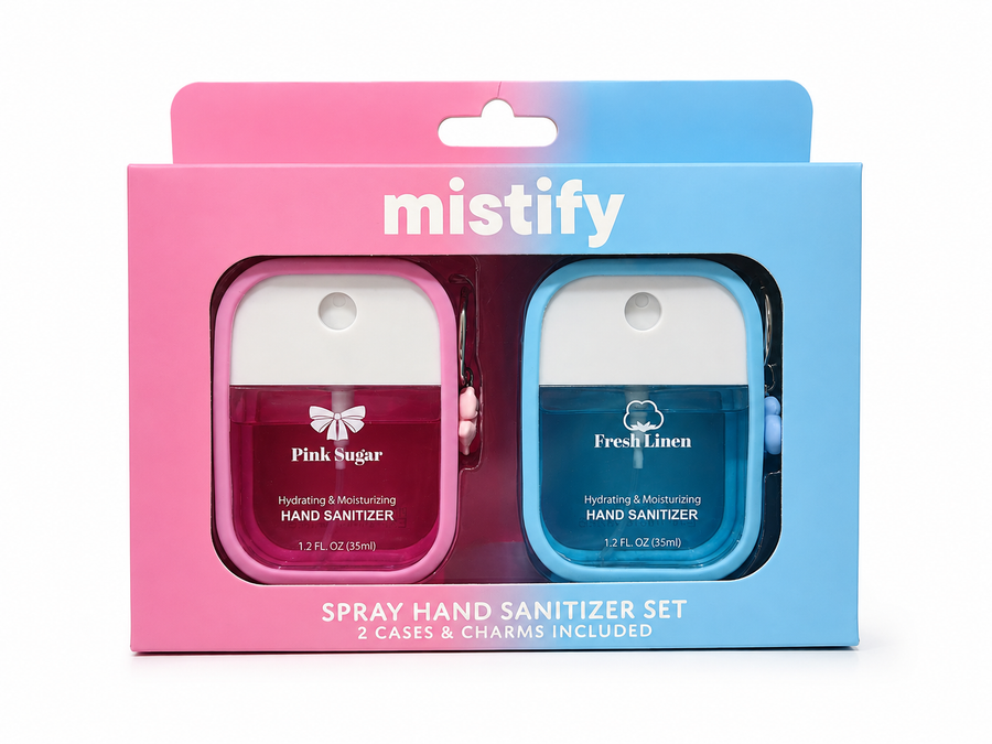 set de 2 sanitizantes para manos
