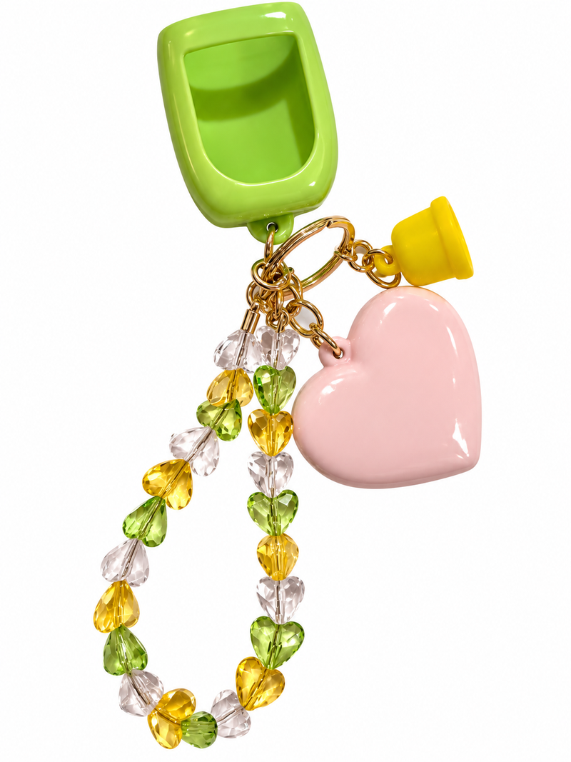 holder llavero decorativo con corazón
