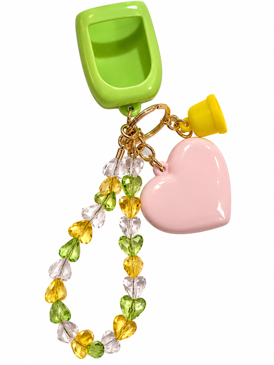 holder llavero decorativo con corazón