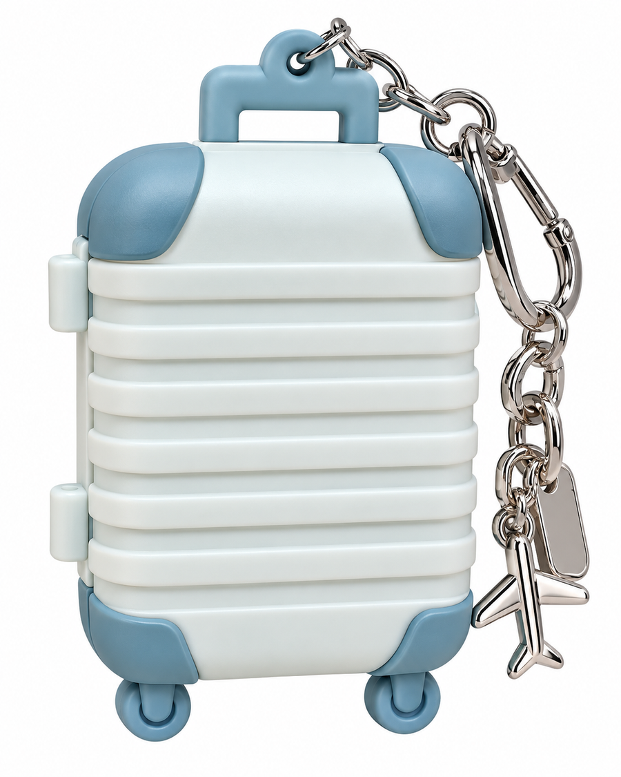 holder en forma de maletita de viaje