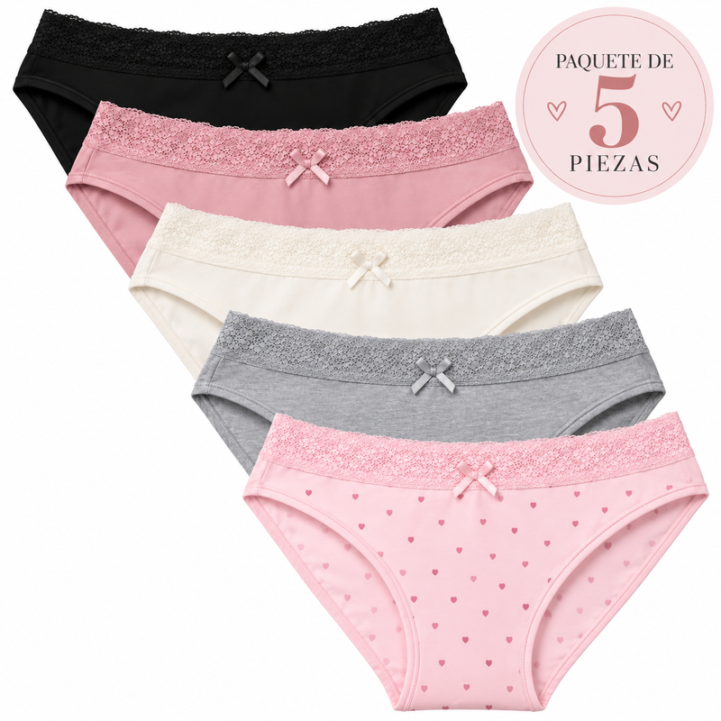 Pack 5 panties