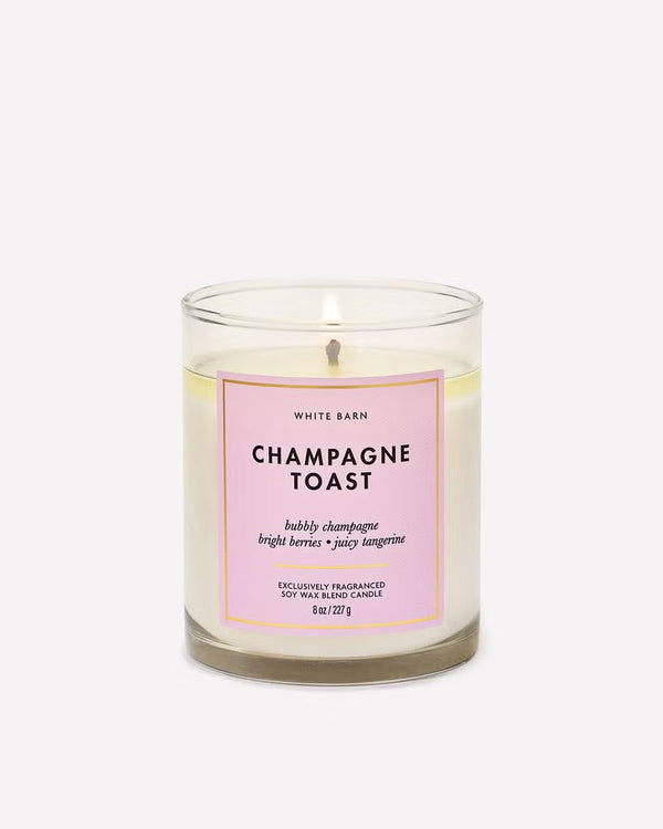 vela aromatica 3 mechas champagne toast