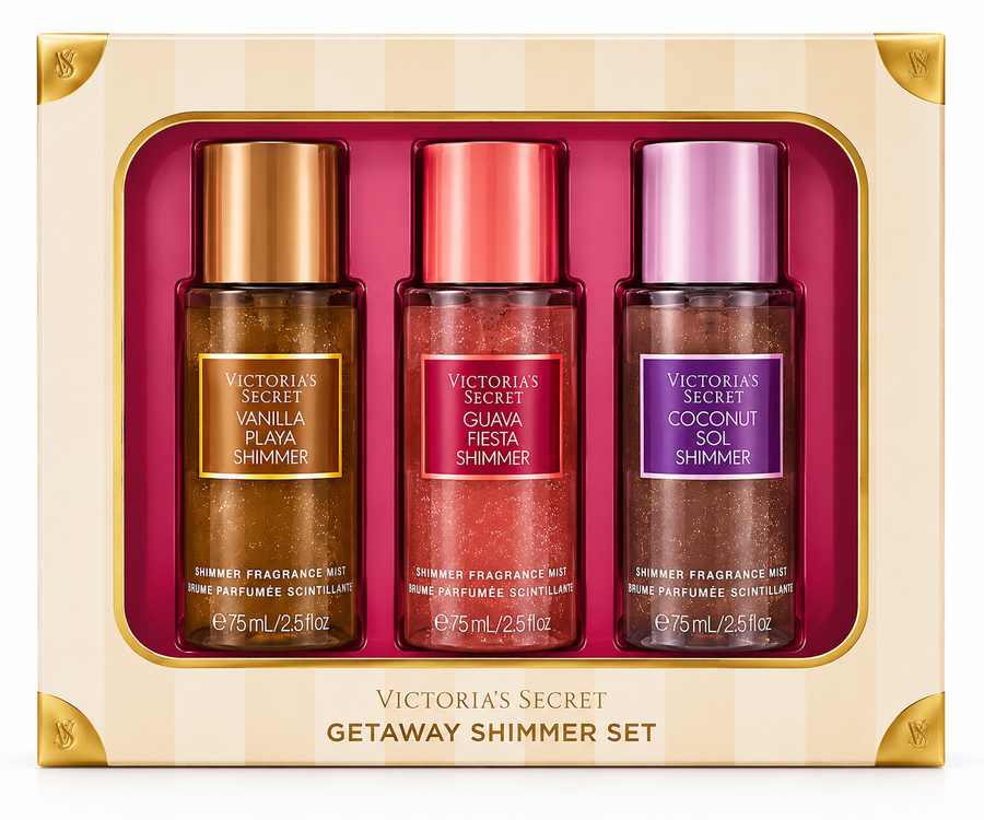 Set 3pz lociones de viaje victorias Secret