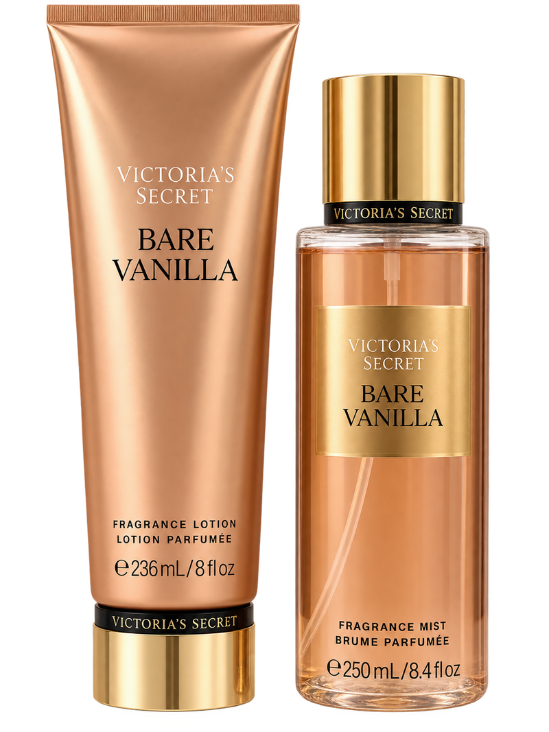 kit para baño bare vanilla