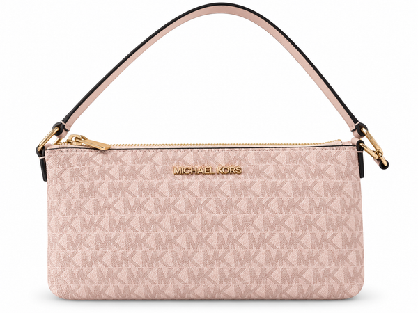 bolso de mano rosa pastel mk