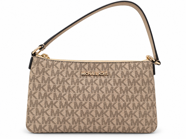 bolso de mano cafe mk