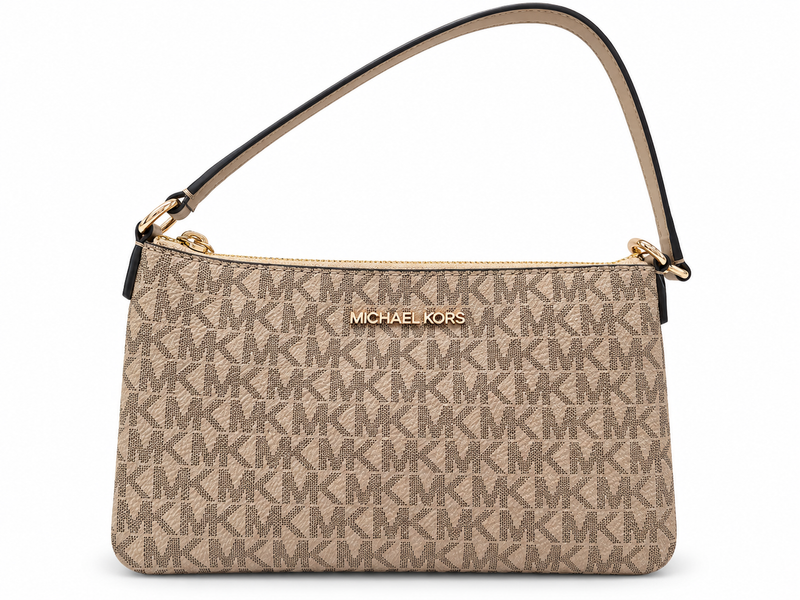 bolso de mano cafe mk