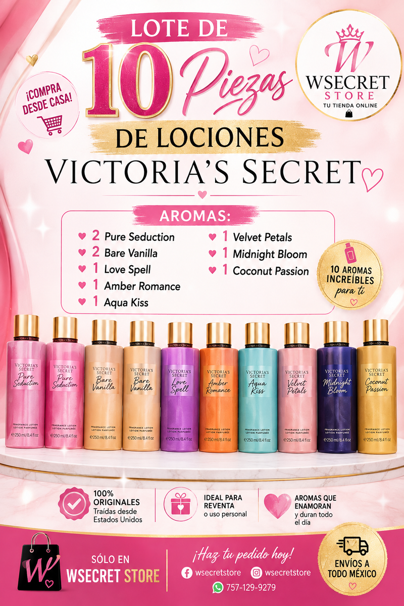 10 lociones vs 250ml