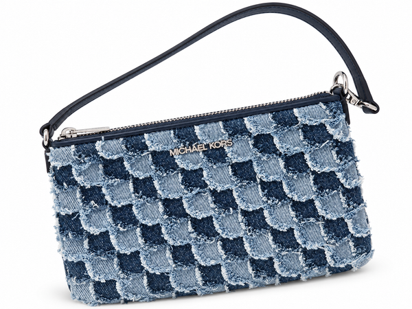 bolso de mano tipo mezclilla mk