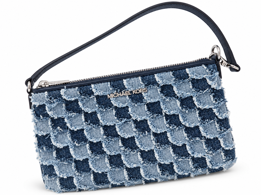 bolso de mano tipo mezclilla mk