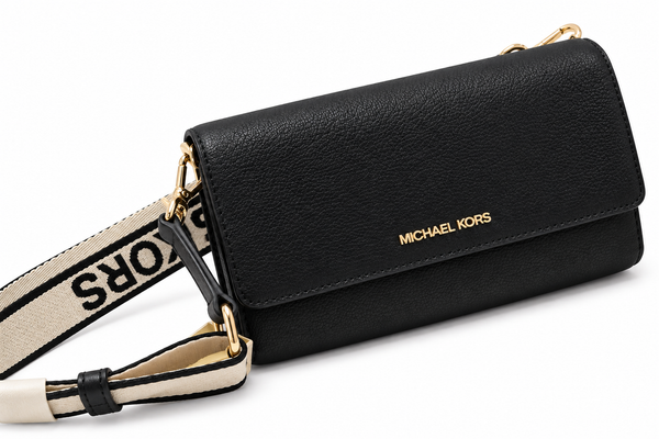 bolso tipo cross negra mk