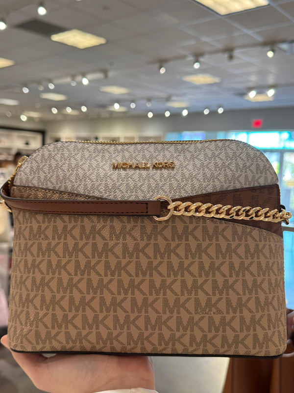 Jet set dome blanca crossbody