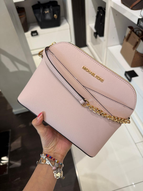 Jet set dome rosa crossbody