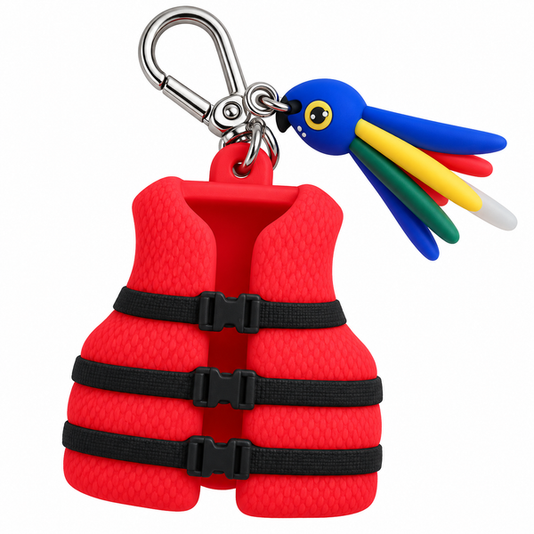 chaleco rojo salvavidas