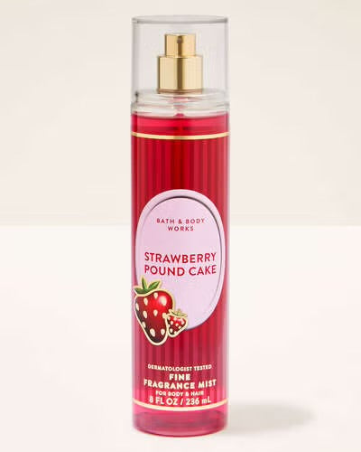 Mist Strawberry Pound Cake